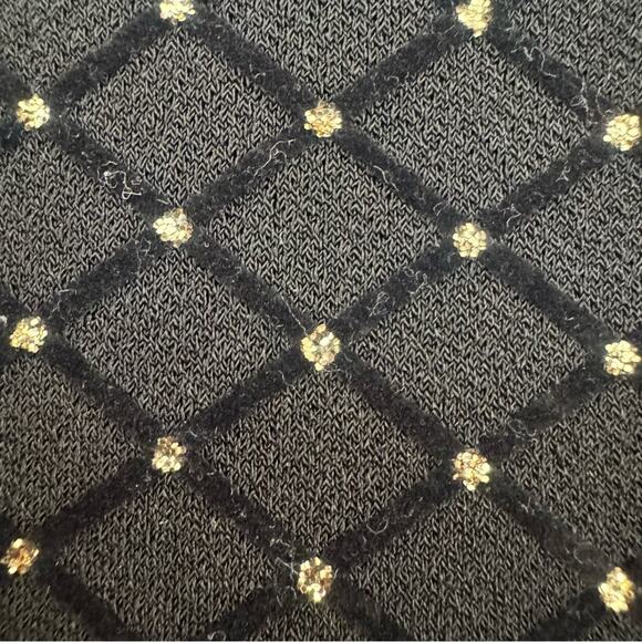 MICHAEL Michael Kors drop waist embellished dress w/shirred skirt black velvet - Picture 8 of 11